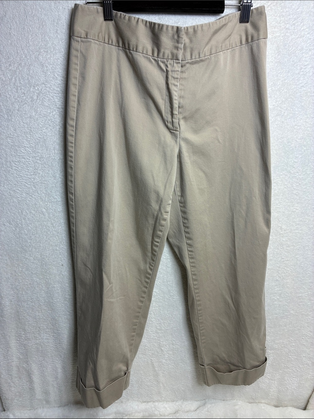 Style & Co. Beige Capris with Cuffed Hem